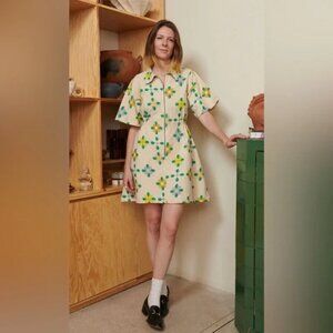 Noble Utility Mini Dress in Prairie Print